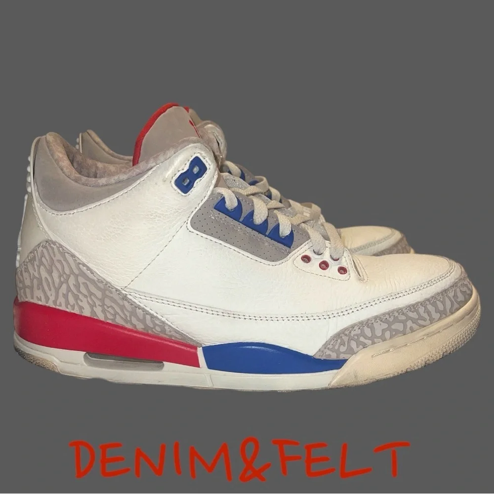 Jordan 3 Retro‎ International Flight | SAIL/SPORT ROYAL-LIGHT BONE-FIRE RED